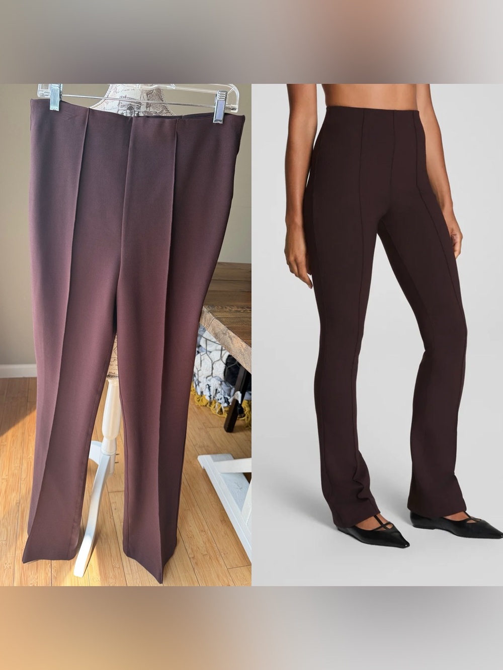 Spanx super smooth™ PerfectFit Ponte Micro Flare Pant Brown